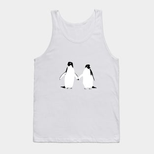 Couple penguins in color Tank Top